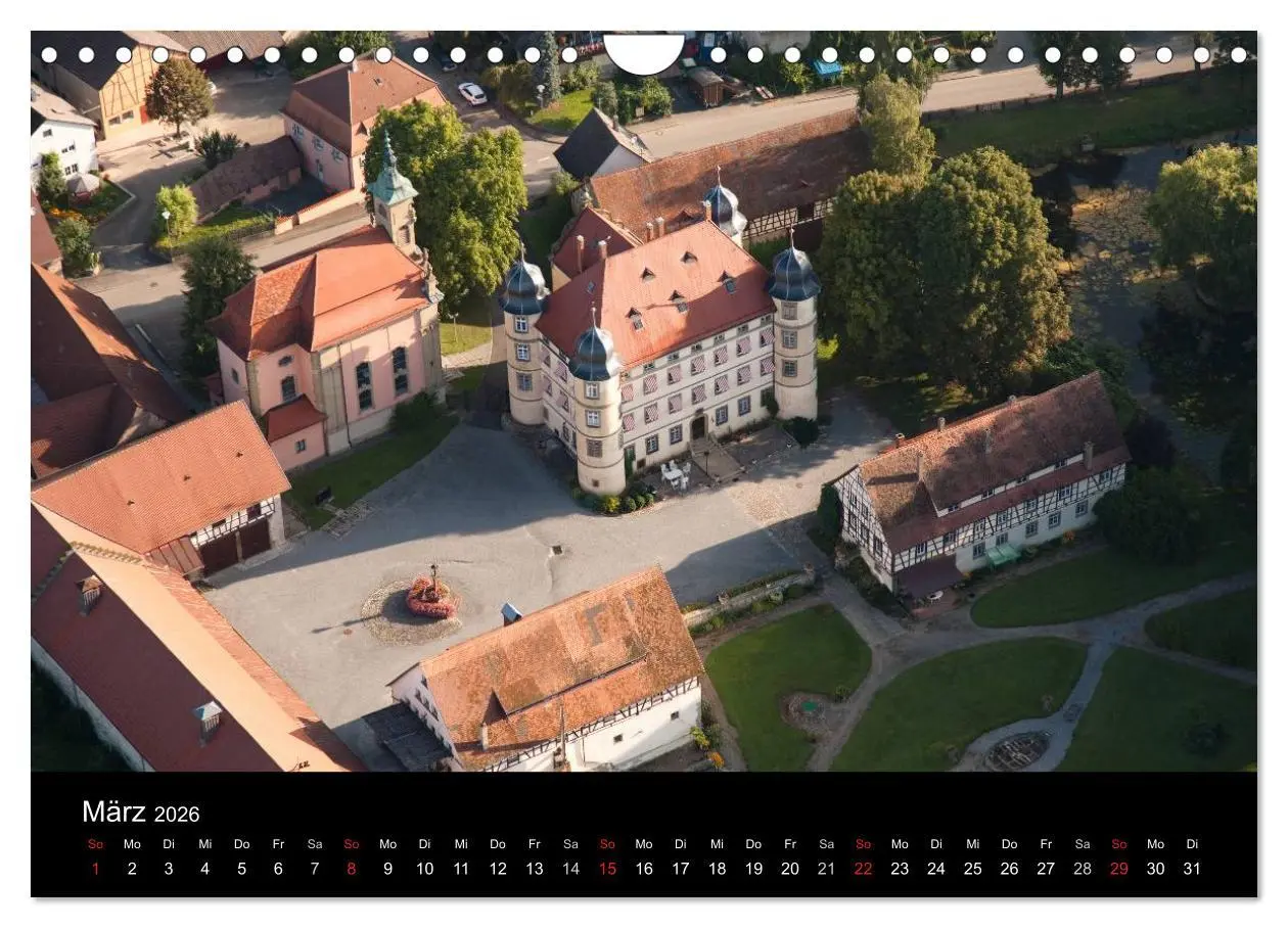 Bild: 9783516079227 | Hohenlohe von oben (Wandkalender 2026 DIN A4 quer), CALVENDO...