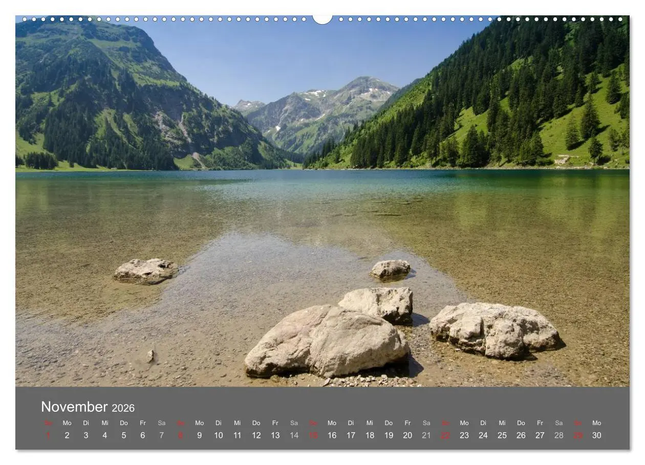 Bild: 9783516219227 | Tannheimer Tal (hochwertiger Premium Wandkalender 2026 DIN A2...