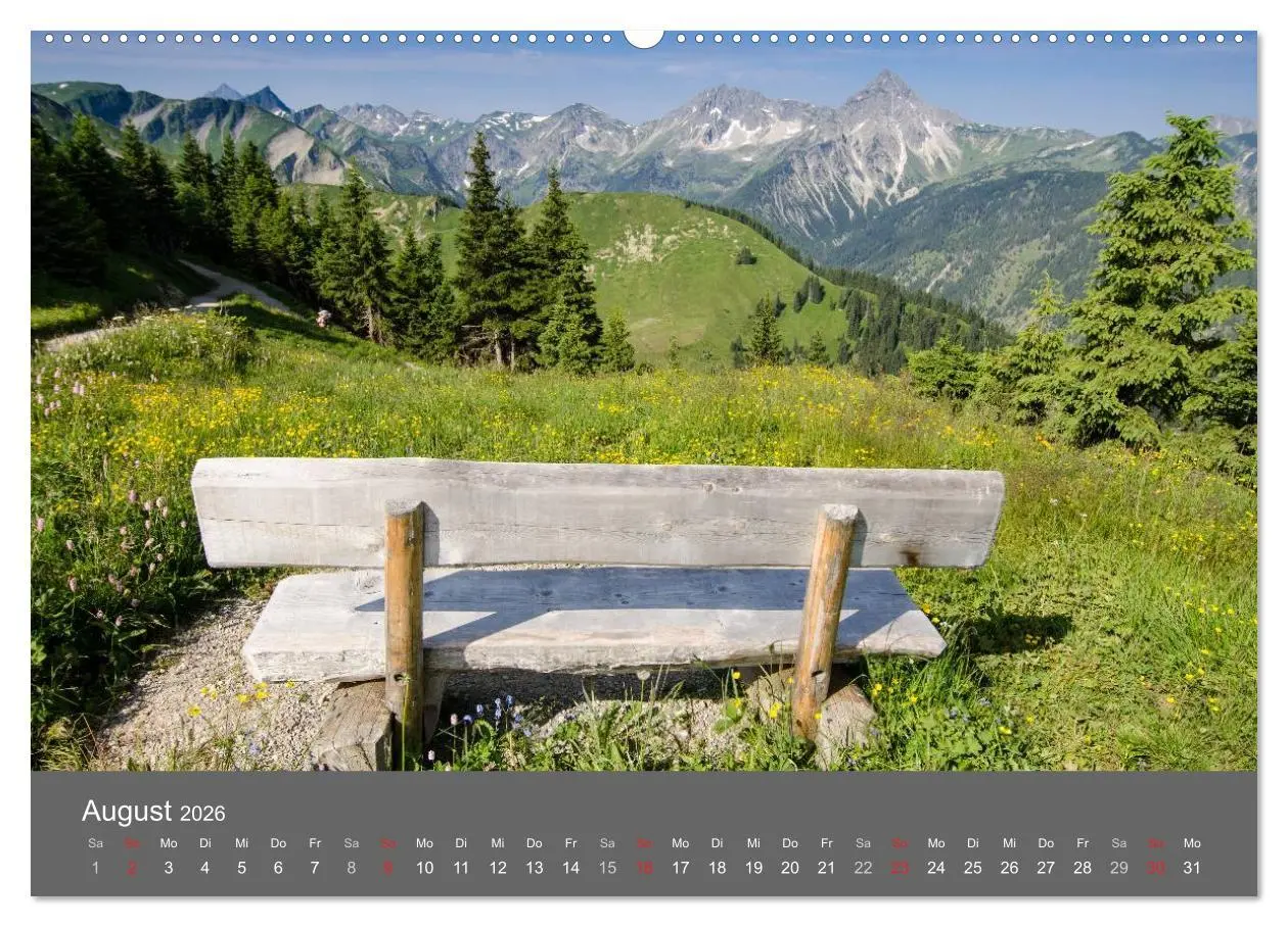 Bild: 9783516219227 | Tannheimer Tal (hochwertiger Premium Wandkalender 2026 DIN A2...