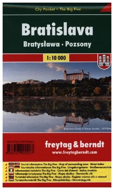 Cover: 9783707909227 | Bratislava, Stadtplan 1:10.000, City Pocket + The Big Five | KG | 2010