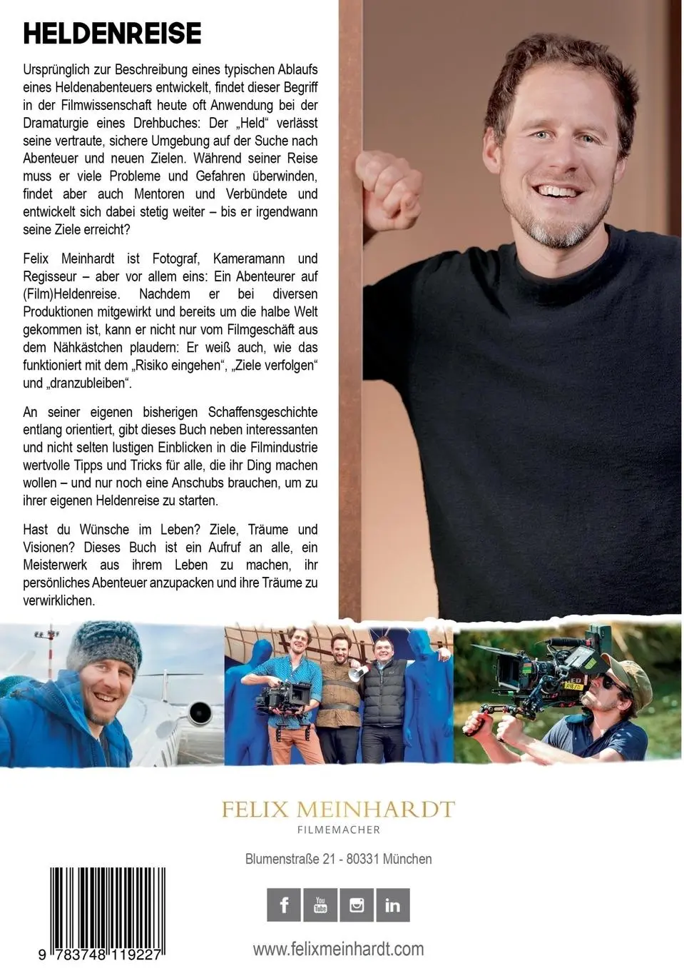 Rückseite: 9783748119227 | Heldenreise | Mut zur Heldenreise | Felix Meinhardt | Taschenbuch