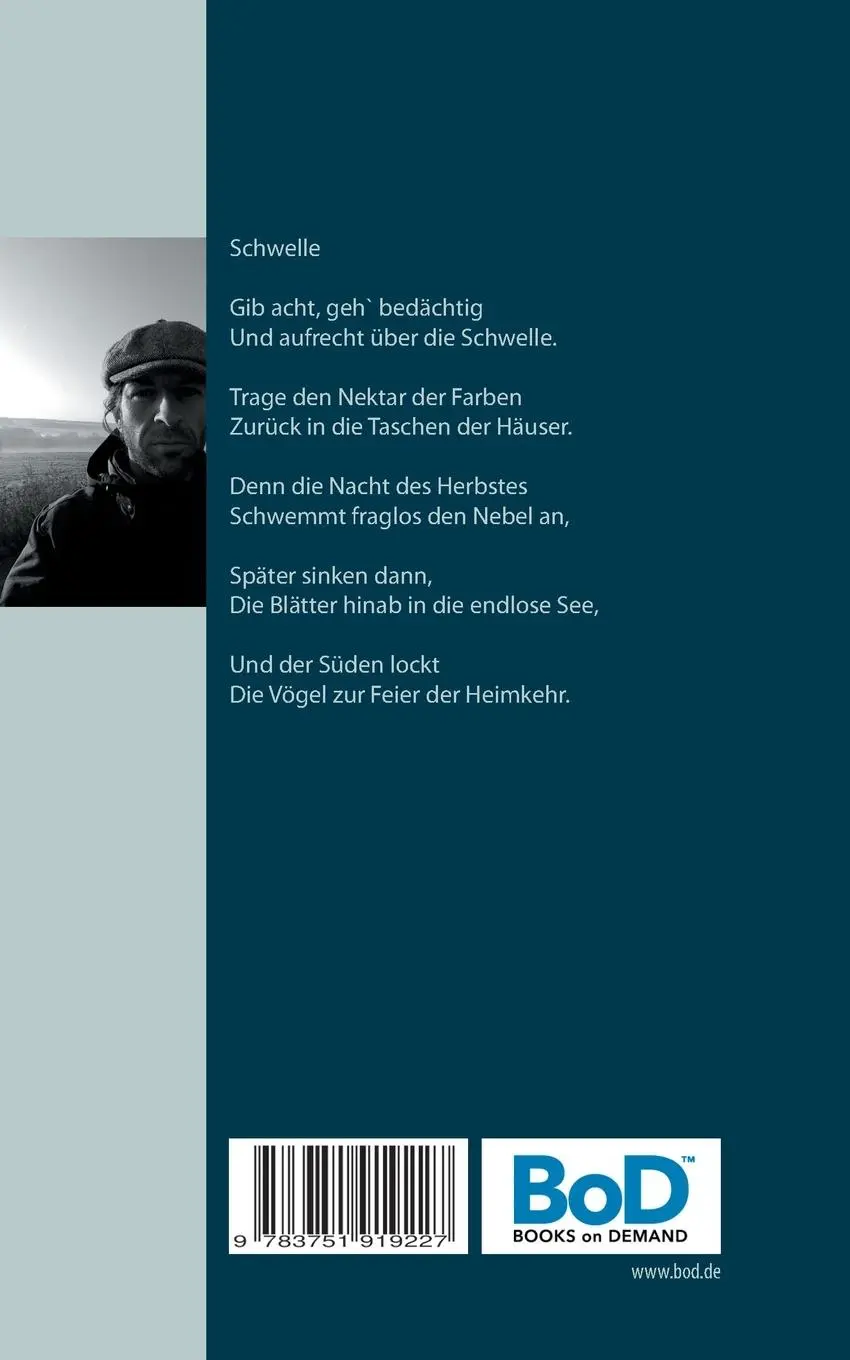 Rückseite: 9783751919227 | Der Geschmack der Gezeiten | Gedichte | Mario Stenz | Taschenbuch