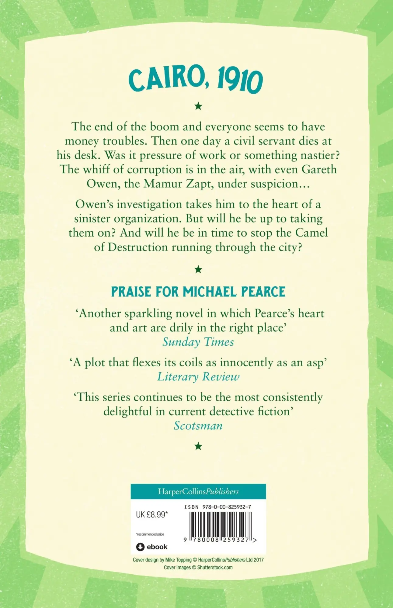 Rückseite: 9780008259327 | The Mamur Zapt and the Camel of Destruction | Michael Pearce | Buch