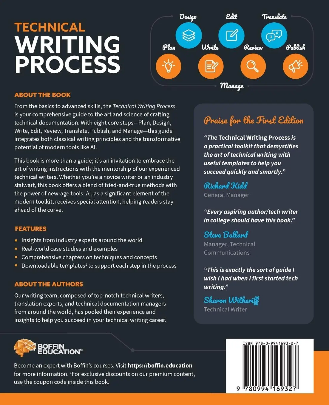 Rückseite: 9780994169327 | Technical Writing Process | Kieran Morgan (u. a.) | Taschenbuch | 2024