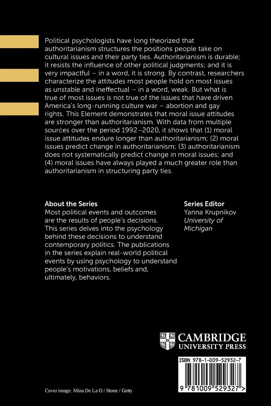 Rückseite: 9781009529327 | Stronger Issues, Weaker Predispositions | Paul Goren | Taschenbuch