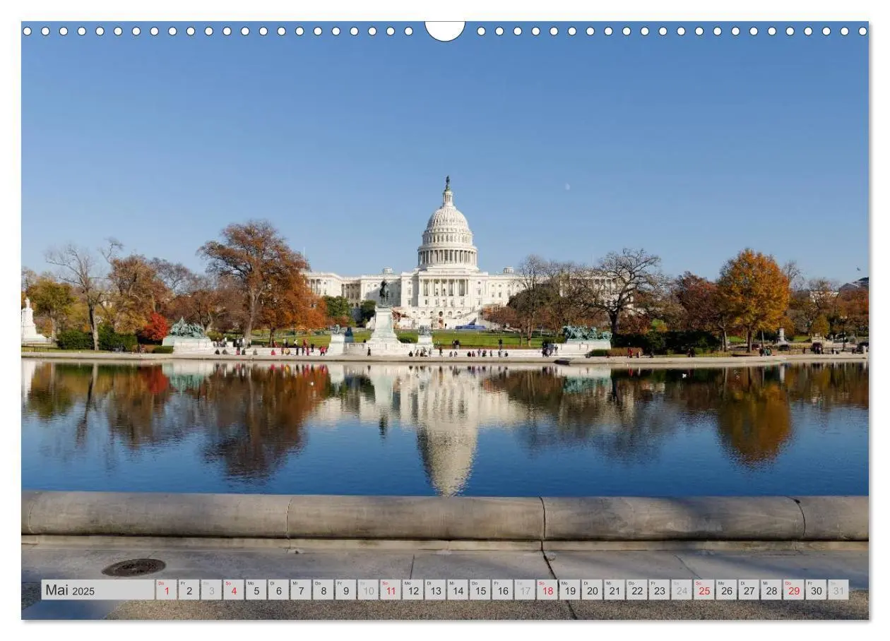 Bild: 9783435719327 | Washington D.C. (Wandkalender 2025 DIN A3 quer), CALVENDO...