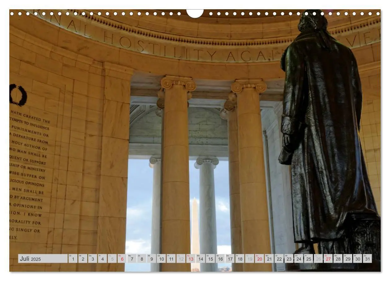 Bild: 9783435719327 | Washington D.C. (Wandkalender 2025 DIN A3 quer), CALVENDO...