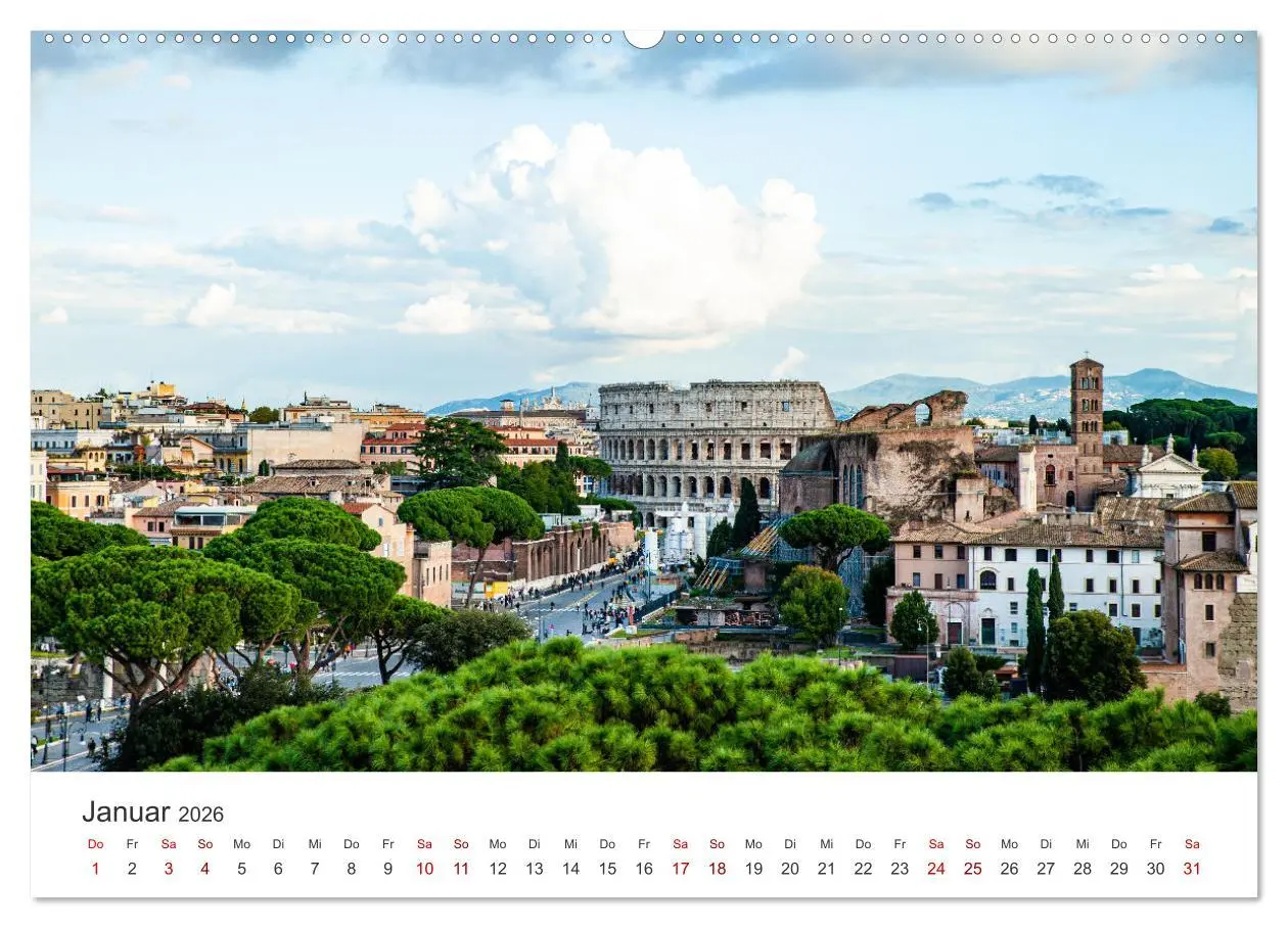 Bild: 9783457599327 | Rom - Die wunderschöne Hauptstadt Italiens. (Wandkalender 2026 DIN...