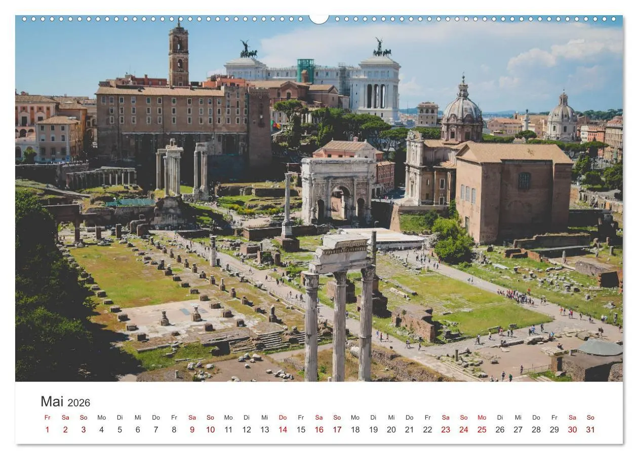 Bild: 9783457599327 | Rom - Die wunderschöne Hauptstadt Italiens. (Wandkalender 2026 DIN...