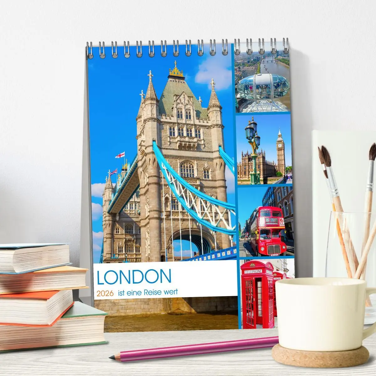 Bild: 9783516379327 | London ist eine Reise wert (Tischkalender 2026 DIN A5 hoch),...