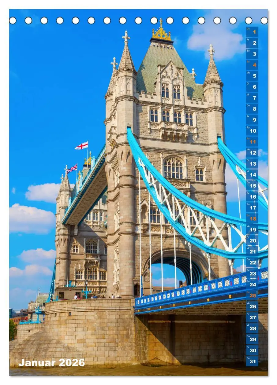 Bild: 9783516379327 | London ist eine Reise wert (Tischkalender 2026 DIN A5 hoch),...