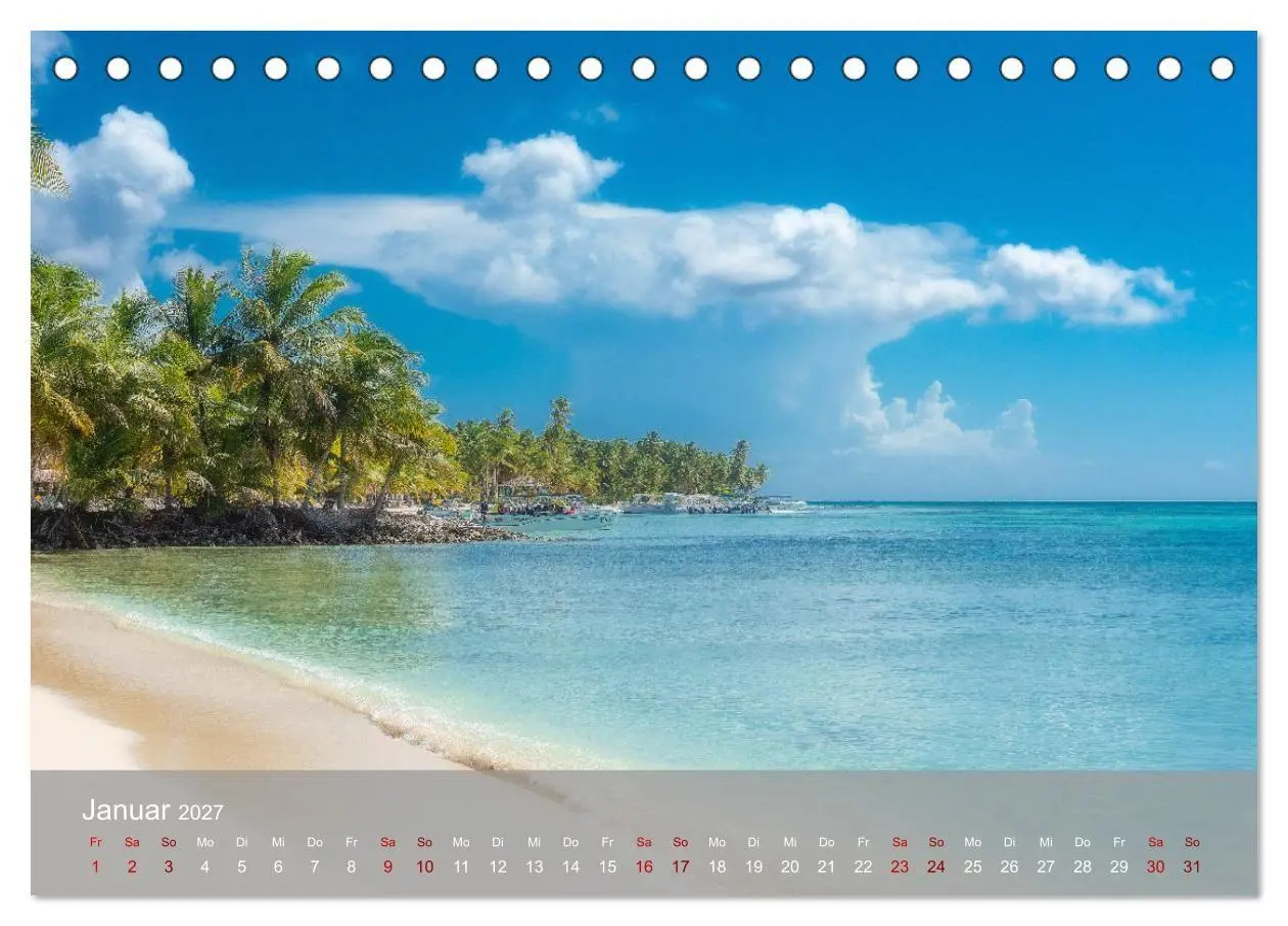 Bild: 9783569469327 | Karibik Traum Isla Saona (Tischkalender 2027 DIN A5 quer), CALVENDO...