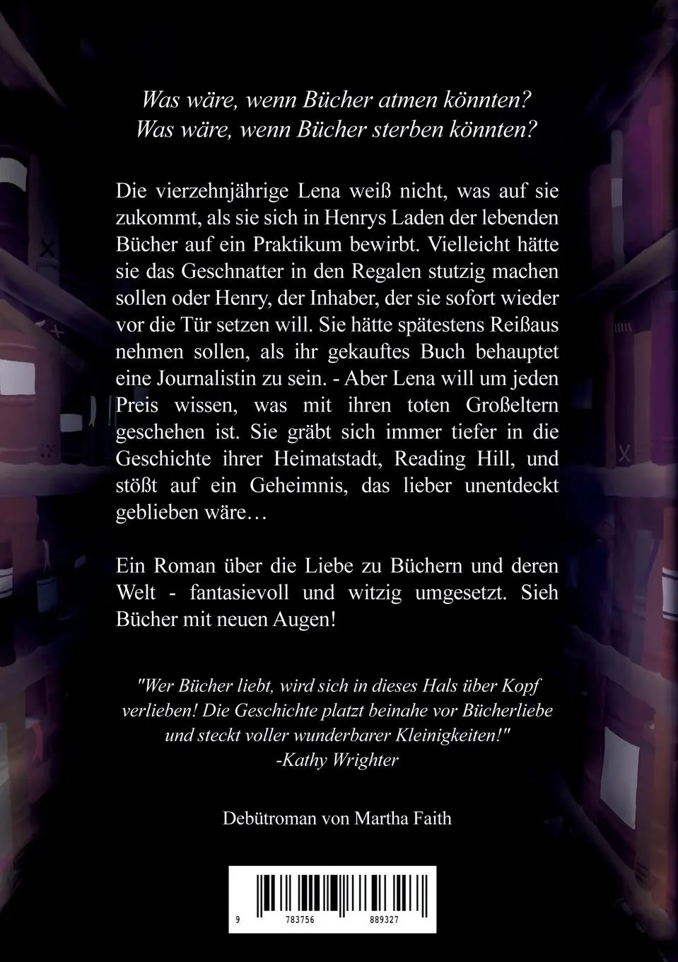 Rückseite: 9783756889327 | Henrys Laden der lebenden Bücher | Martha Faith | Taschenbuch | 358 S.