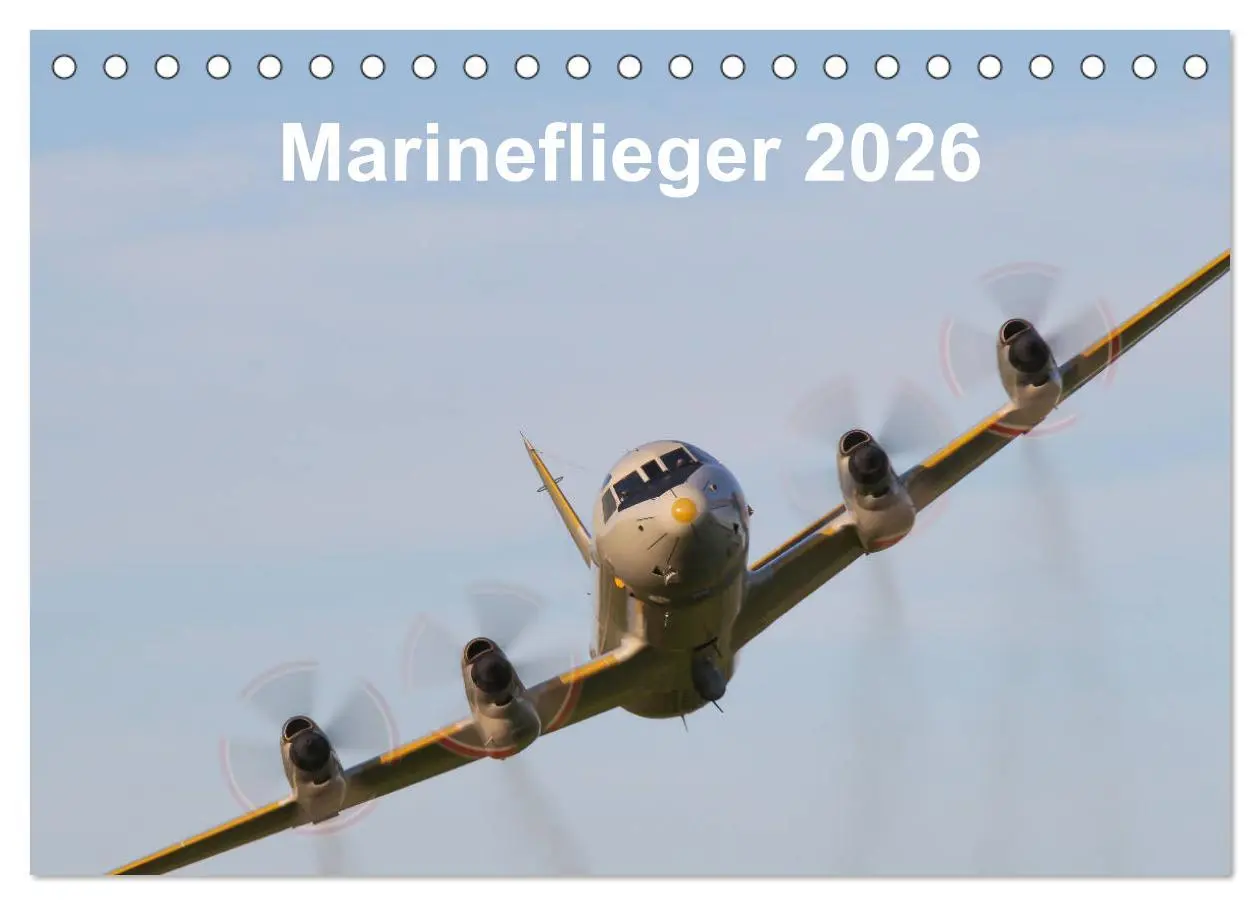 Cover: 9783457729427 | Marineflieger 2026 (Tischkalender 2026 DIN A5 quer), CALVENDO...