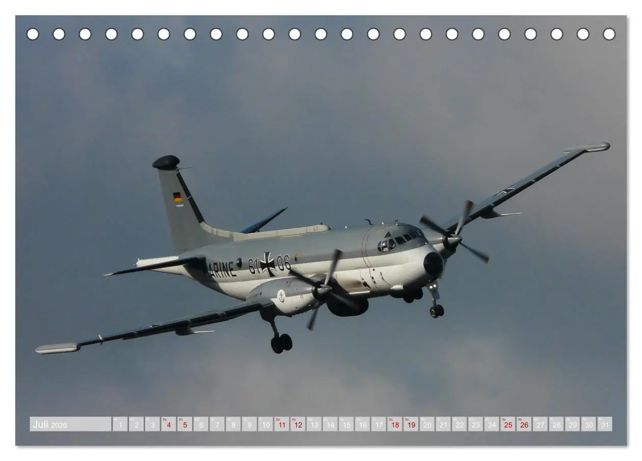 Bild: 9783457729427 | Marineflieger 2026 (Tischkalender 2026 DIN A5 quer), CALVENDO...