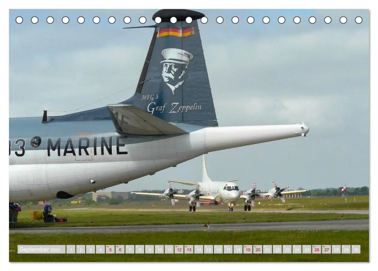 Bild: 9783457729427 | Marineflieger 2026 (Tischkalender 2026 DIN A5 quer), CALVENDO...