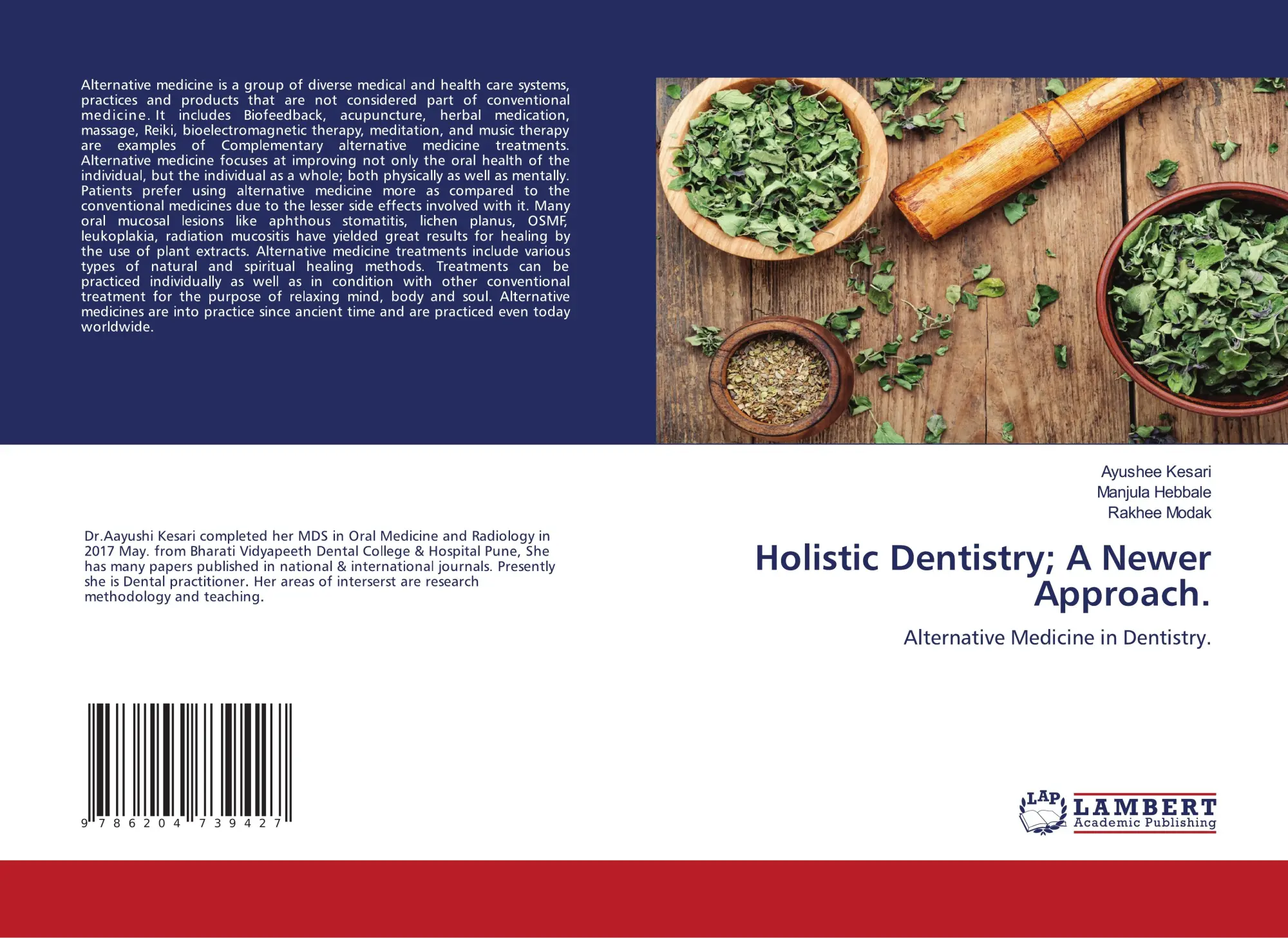 Cover: 9786204739427 | Holistic Dentistry; A Newer Approach. | Ayushee Kesari (u. a.) | Buch