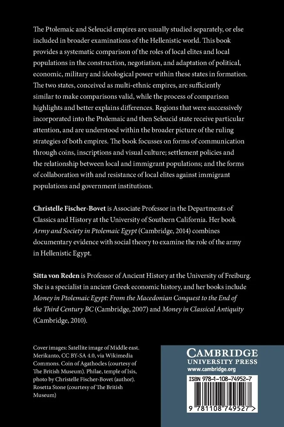 Rückseite: 9781108749527 | Comparing the Ptolemaic and Seleucid Empires | Fischer-Bovet (u. a.)