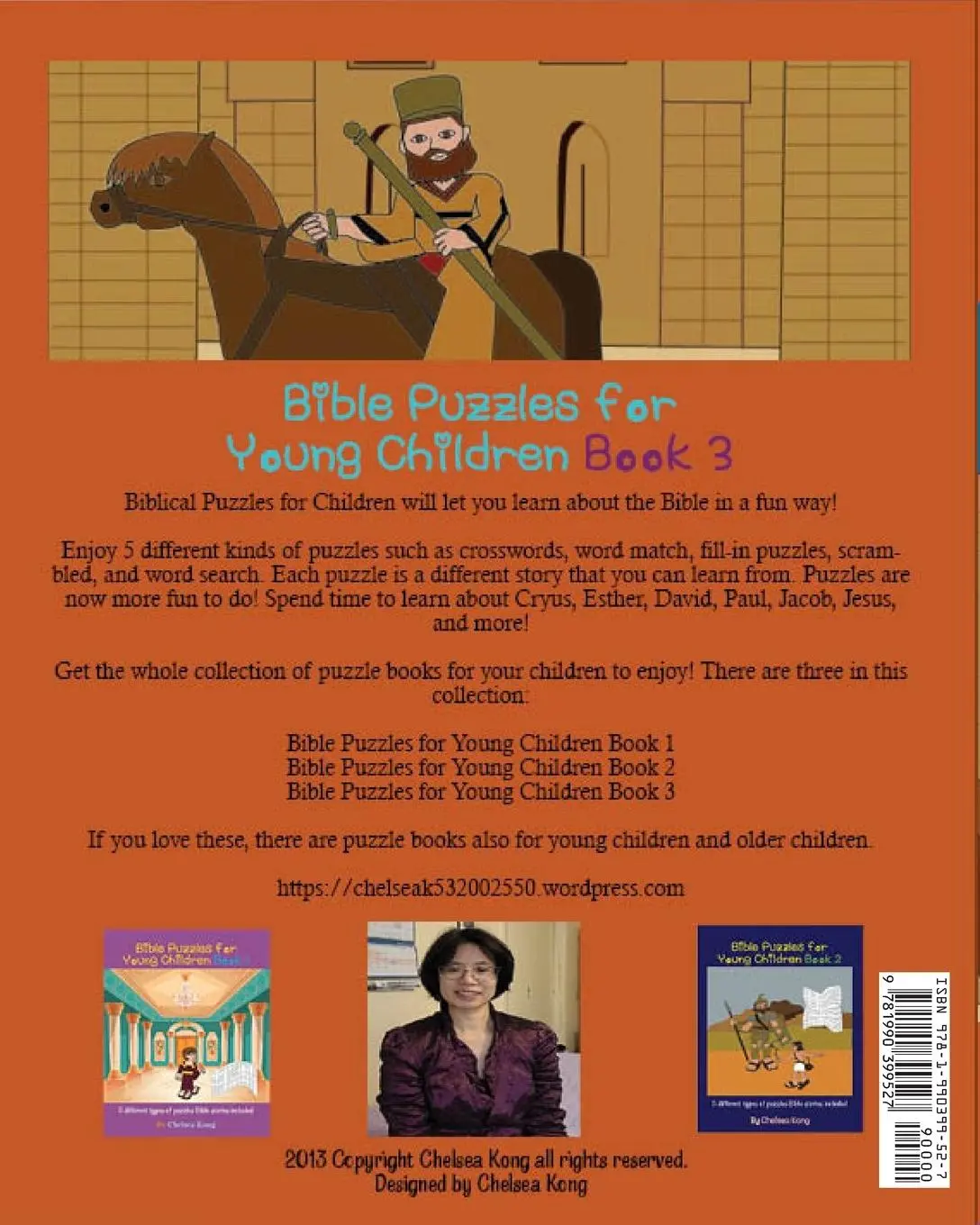 Rückseite: 9781990399527 | Bible Puzzles for Young Children Book3 | Chelsea Kong | Taschenbuch