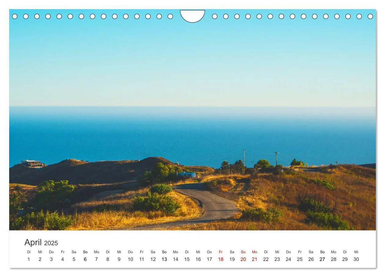 Bild: 9783435009527 | Am Strand von Malibu (Wandkalender 2025 DIN A4 quer), CALVENDO...