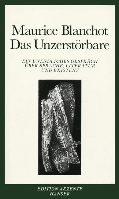 Cover: 9783446209527 | Das Unzerstörbare | Maurice Blanchot | Taschenbuch | 272 S. | Deutsch
