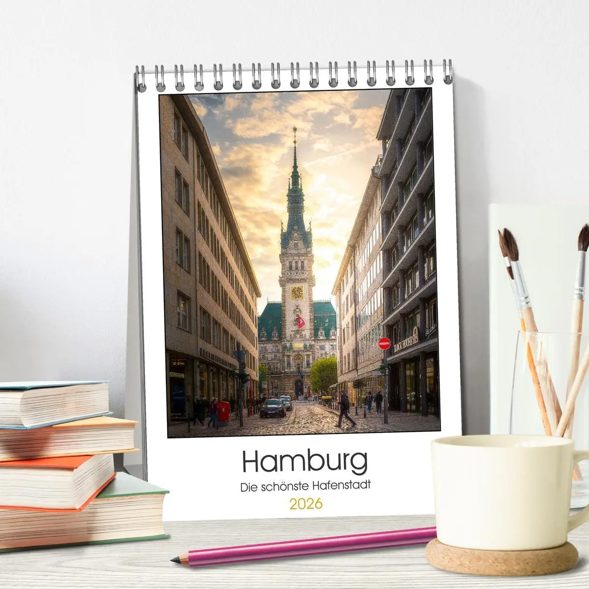 Bild: 9783516359527 | Hamburg - Die schönste Hafenstadt (Tischkalender 2026 DIN A5 hoch),...