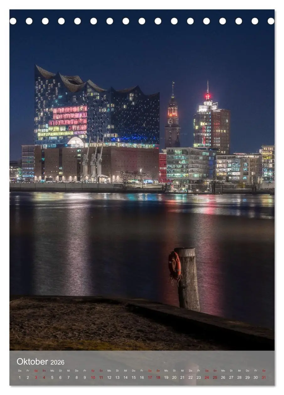 Bild: 9783516359527 | Hamburg - Die schönste Hafenstadt (Tischkalender 2026 DIN A5 hoch),...