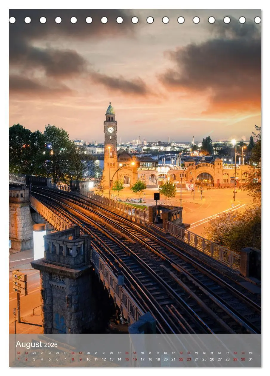 Bild: 9783516359527 | Hamburg - Die schönste Hafenstadt (Tischkalender 2026 DIN A5 hoch),...
