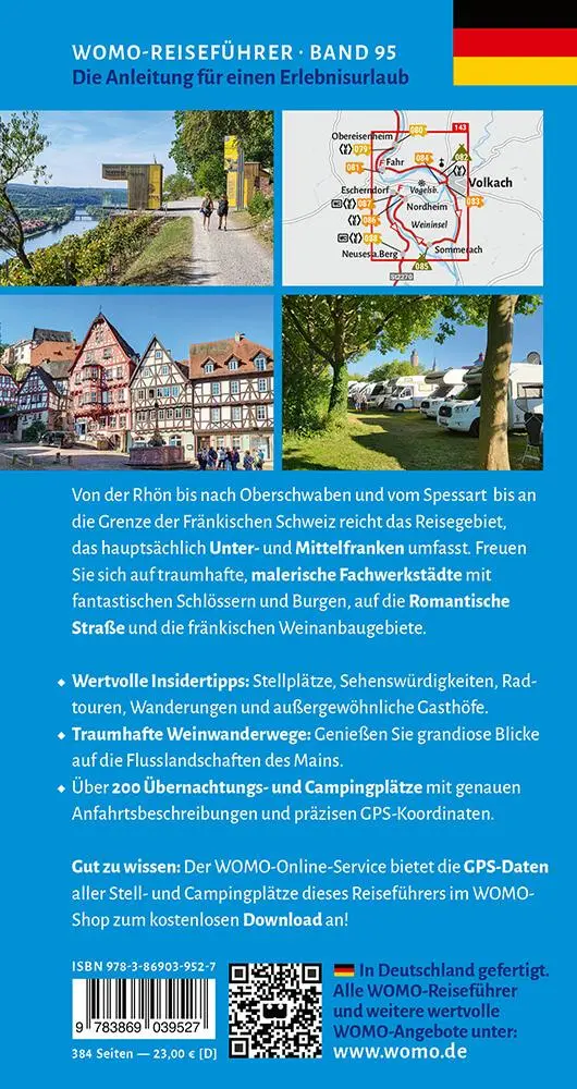 Rückseite: 9783869039527 | Entdeckertouren mit dem Wohnmobil Bayern Nordwesten | Heiner Newe