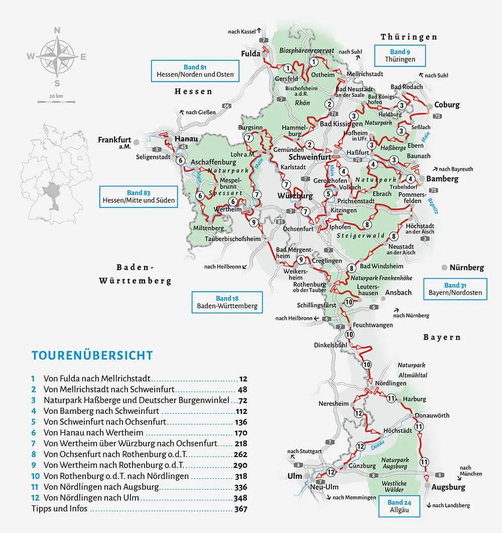 Bild: 9783869039527 | Entdeckertouren mit dem Wohnmobil Bayern Nordwesten | Heiner Newe