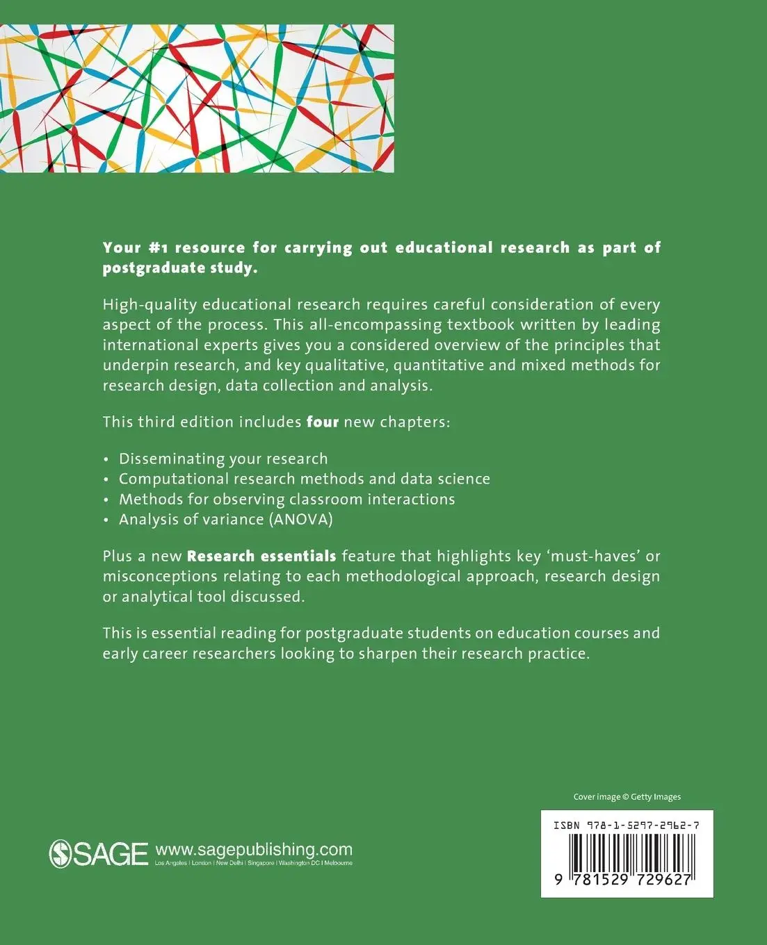 Rückseite: 9781529729627 | Research Methods and Methodologies in Education | Robert Coe (u. a.)