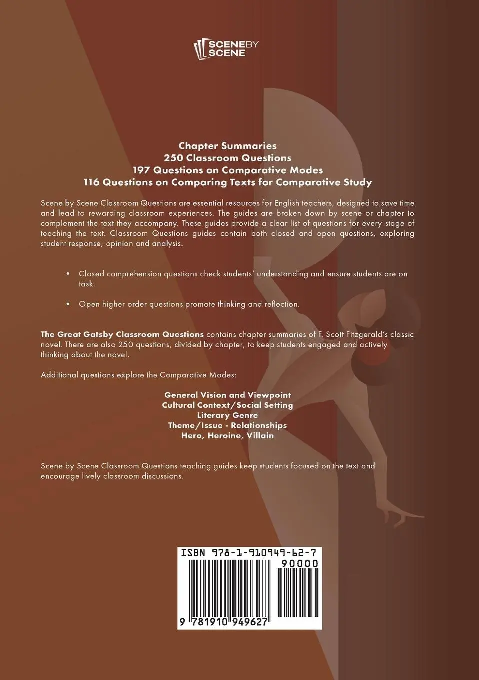 Rückseite: 9781910949627 | The Great Gatsby Classroom Questions | Amy Farrell | Taschenbuch