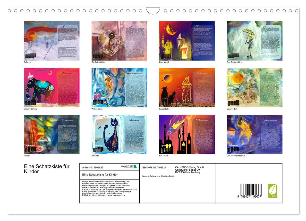 Bild: 9783457499627 | Eine Schatzkiste für Kinder (Wandkalender 2026 DIN A3 quer),...