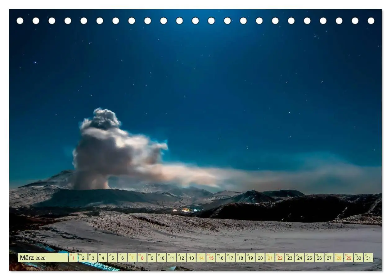 Bild: 9783516039627 | Vulkane - imposant und bedrohlich (Tischkalender 2026 DIN A5 quer),...
