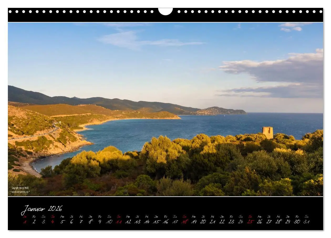 Bild: 9783516109627 | Sardinien Panoramakalender (Wandkalender 2026 DIN A3 quer),...