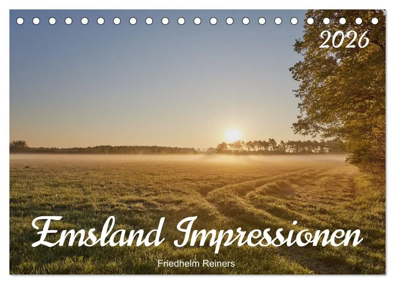 Cover: 9783516729627 | Emsland Impressionen (Tischkalender 2026 DIN A5 quer), CALVENDO...