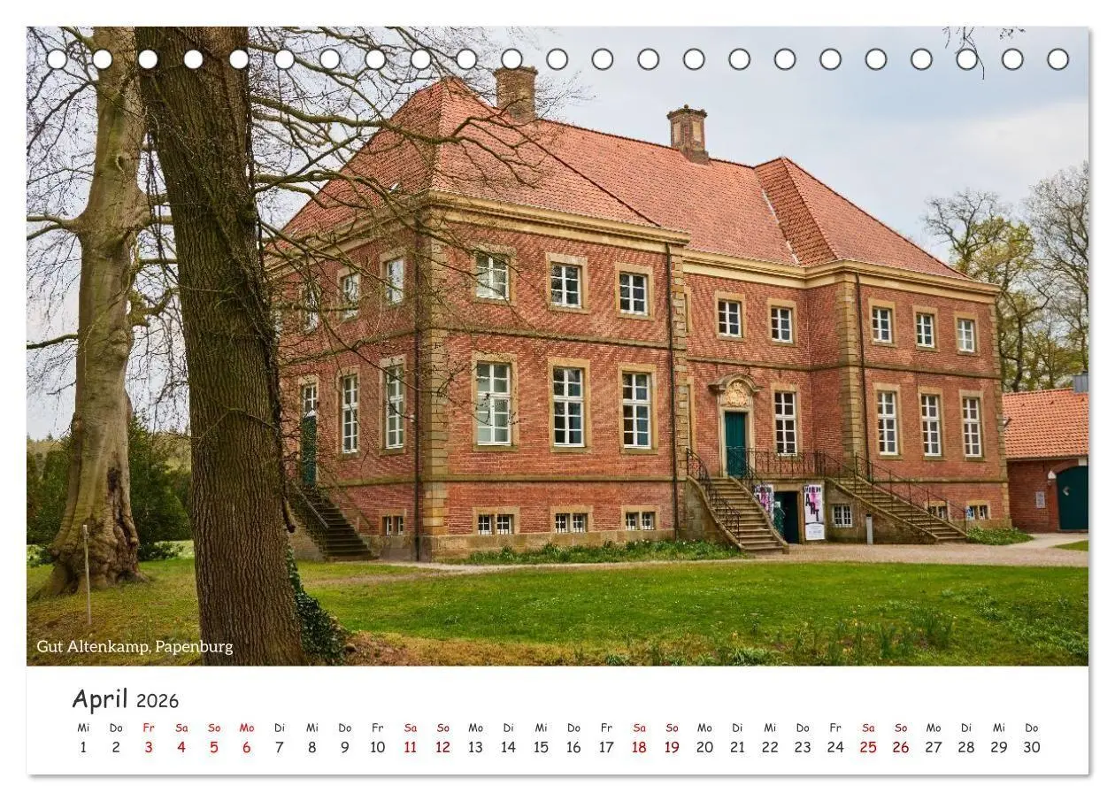 Bild: 9783516729627 | Emsland Impressionen (Tischkalender 2026 DIN A5 quer), CALVENDO...