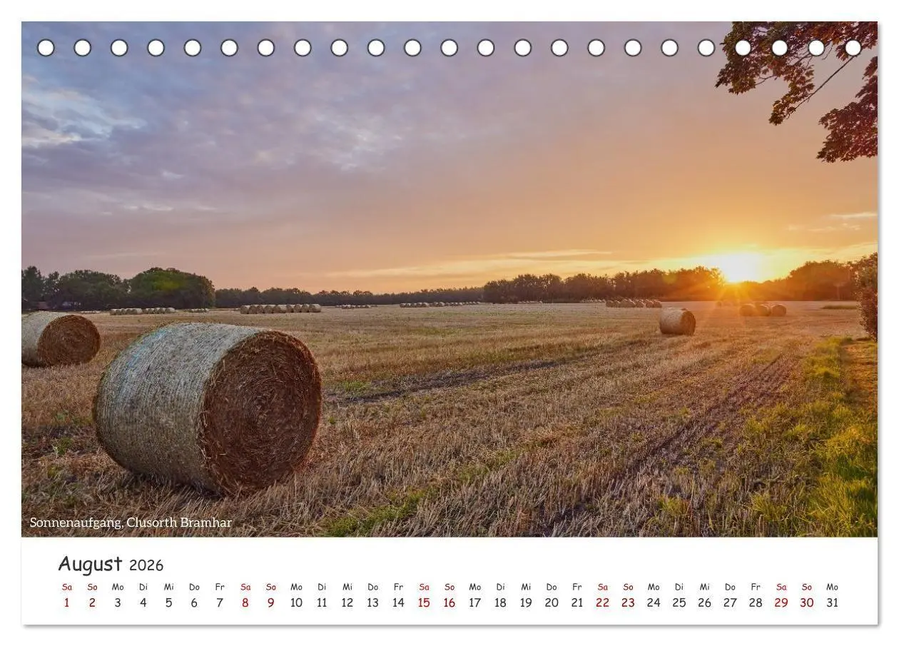 Bild: 9783516729627 | Emsland Impressionen (Tischkalender 2026 DIN A5 quer), CALVENDO...