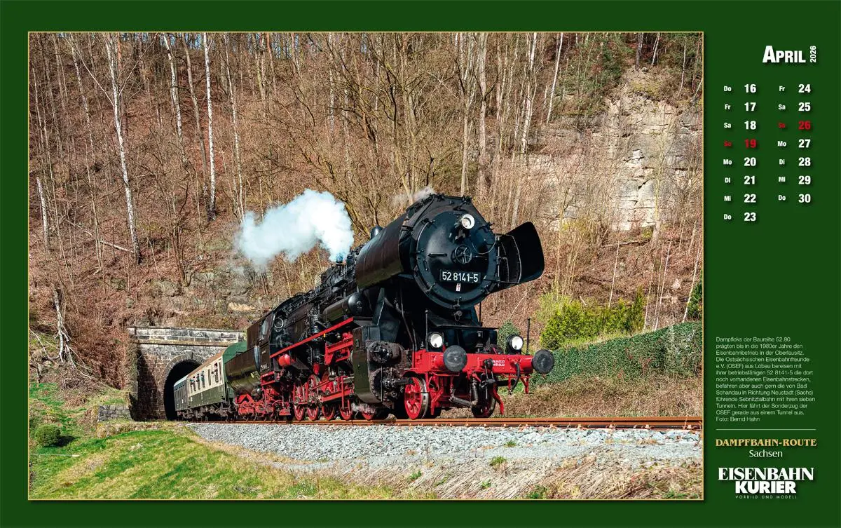 Bild: 9783844659627 | Dampfbahn-Route Sachsen 2026 | Kalender | 25 S. | Deutsch | 2026 Bild: 9783844659627 | Dampfbahn-Route Sachsen 2026 | Kalender | 25 S. | Deutsch | 2026