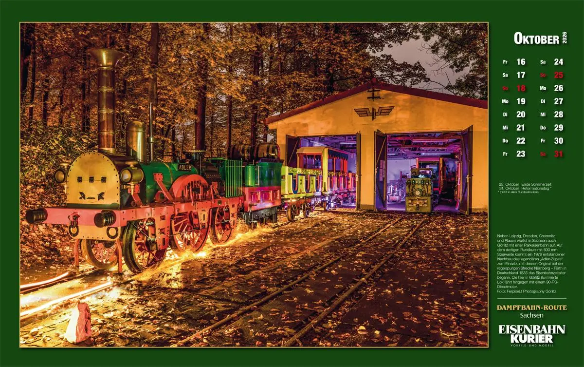 Bild: 9783844659627 | Dampfbahn-Route Sachsen 2026 | Kalender | 25 S. | Deutsch | 2026 Bild: 9783844659627 | Dampfbahn-Route Sachsen 2026 | Kalender | 25 S. | Deutsch | 2026