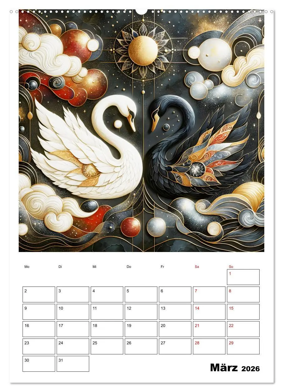 Bild: 9783457249727 | Tierische Mondlichtmagie (Wandkalender 2026 DIN A2 hoch), CALVENDO...
