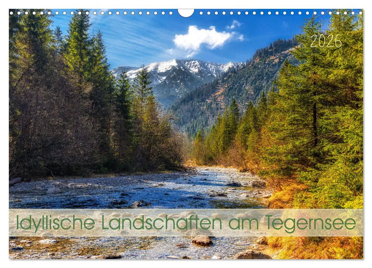 Cover: 9783457489727 | Idyllische Landschaften am Tegernsee (Wandkalender 2026 DIN A3...