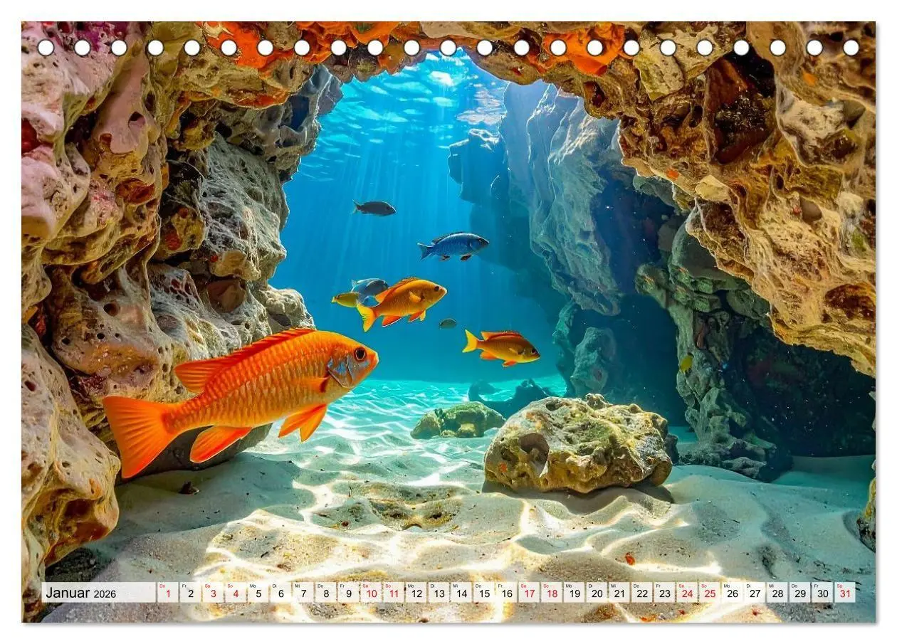 Bild: 9783516719727 | Amazonaslichter. Farben der Tiefe (Tischkalender 2026 DIN A5 quer),...
