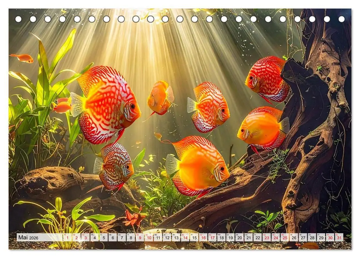 Bild: 9783516719727 | Amazonaslichter. Farben der Tiefe (Tischkalender 2026 DIN A5 quer),...