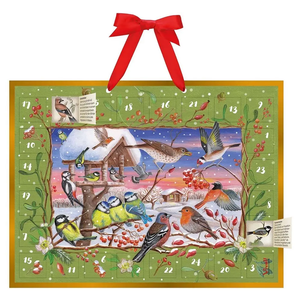 Cover: 4260445369827 | Unsere gefiederten Gäste | Der Sticker-Adventskalender | Kalender