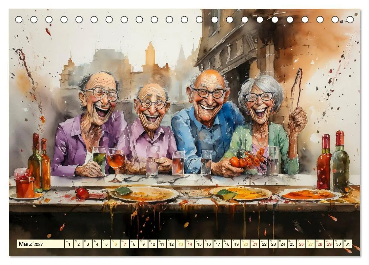 Bild: 9783569279827 | Lustiges Rentner Leben (Tischkalender 2027 DIN A5 quer), CALVENDO...
