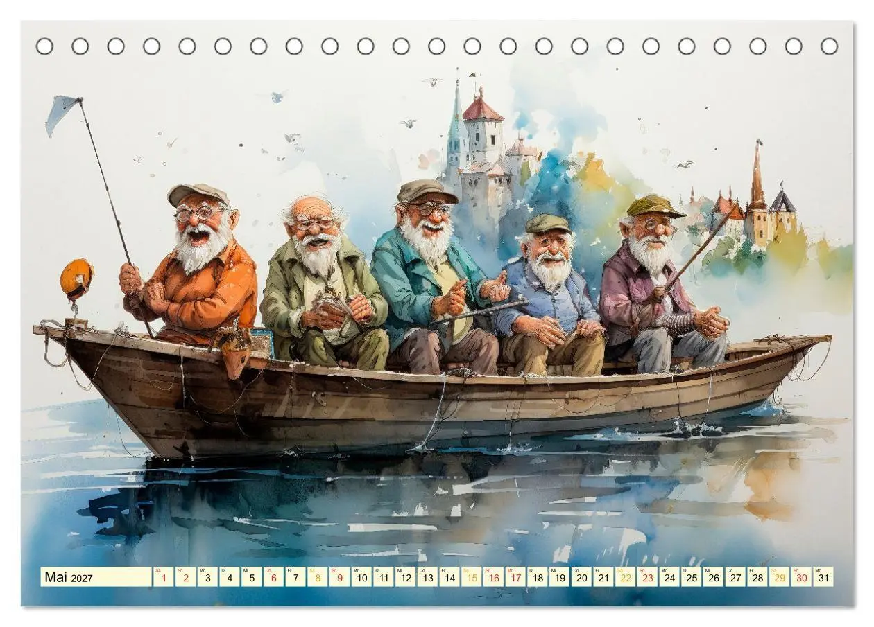 Bild: 9783569279827 | Lustiges Rentner Leben (Tischkalender 2027 DIN A5 quer), CALVENDO...