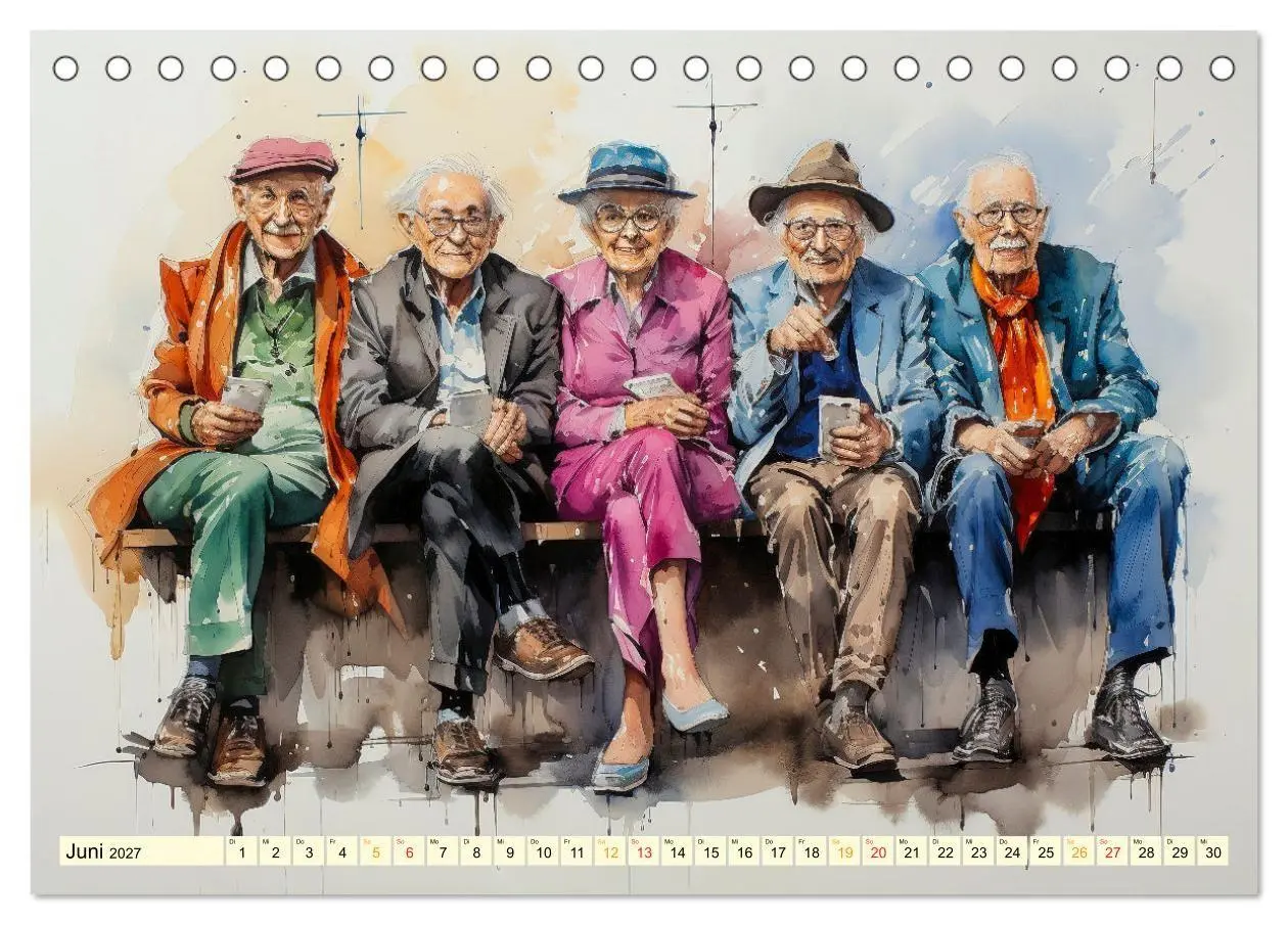 Bild: 9783569279827 | Lustiges Rentner Leben (Tischkalender 2027 DIN A5 quer), CALVENDO...