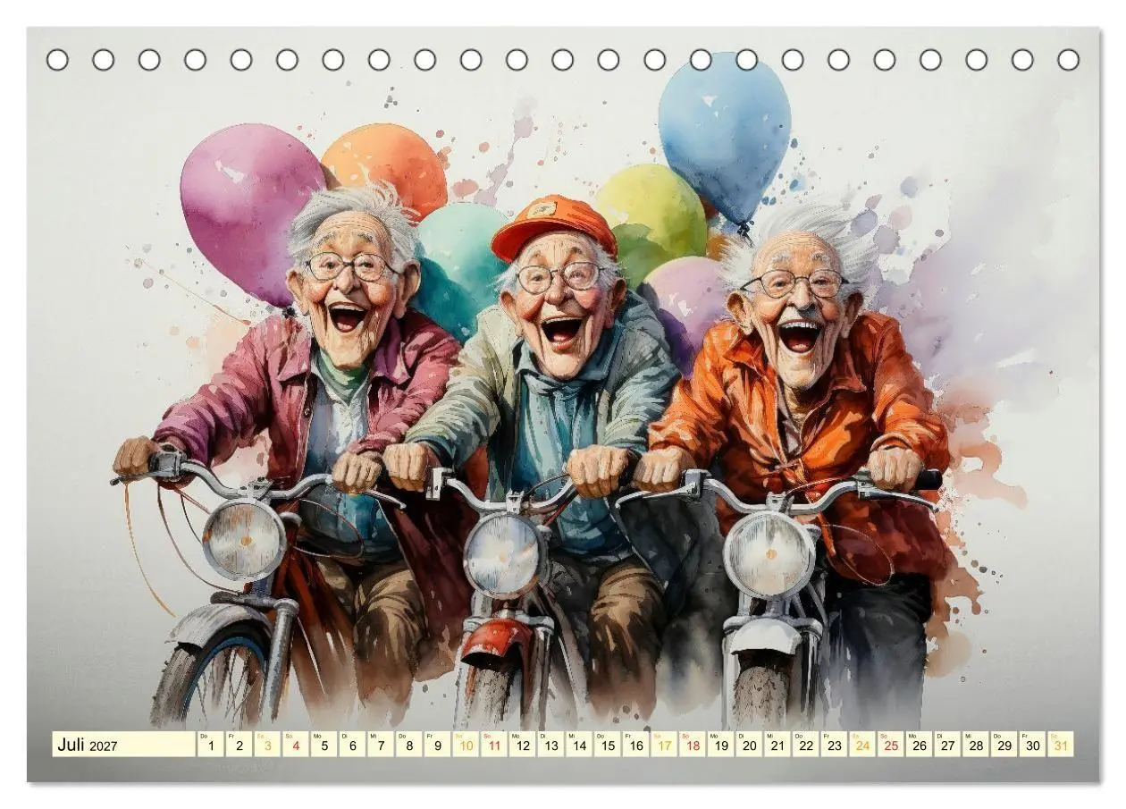 Bild: 9783569279827 | Lustiges Rentner Leben (Tischkalender 2027 DIN A5 quer), CALVENDO...