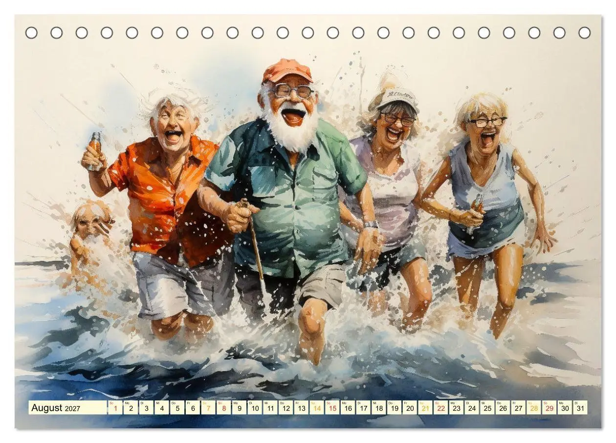 Bild: 9783569279827 | Lustiges Rentner Leben (Tischkalender 2027 DIN A5 quer), CALVENDO...